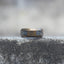 Antique gold-tone Viking rune band ring with a tree symbol and Celtic knot details