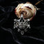 Veilhinge Gothic Skull Jaw Ring - separable upper and lower jaw parts, dark gothic fantasy jewelry