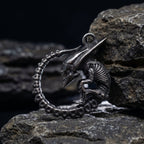 biomechanical pendant stainless steel jewelry