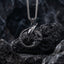 alien skeleton pendant gothic necklace