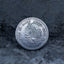 Cinco Pesos coin obverse showing a skull-faced Cuauhtémoc wearing an elaborate Aztec feather headdress, Ley 0.900 and 30 Gramos inscriptions visible
