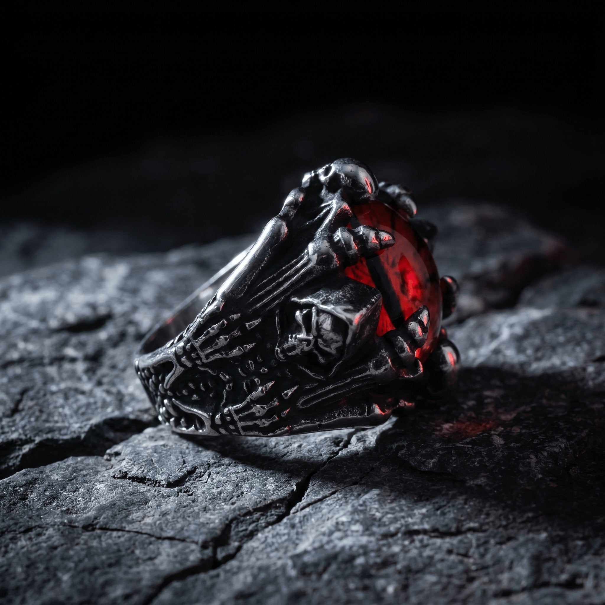 Abyss Watcher Ring – Sealed Demon Eye Imagen secundaria del producto