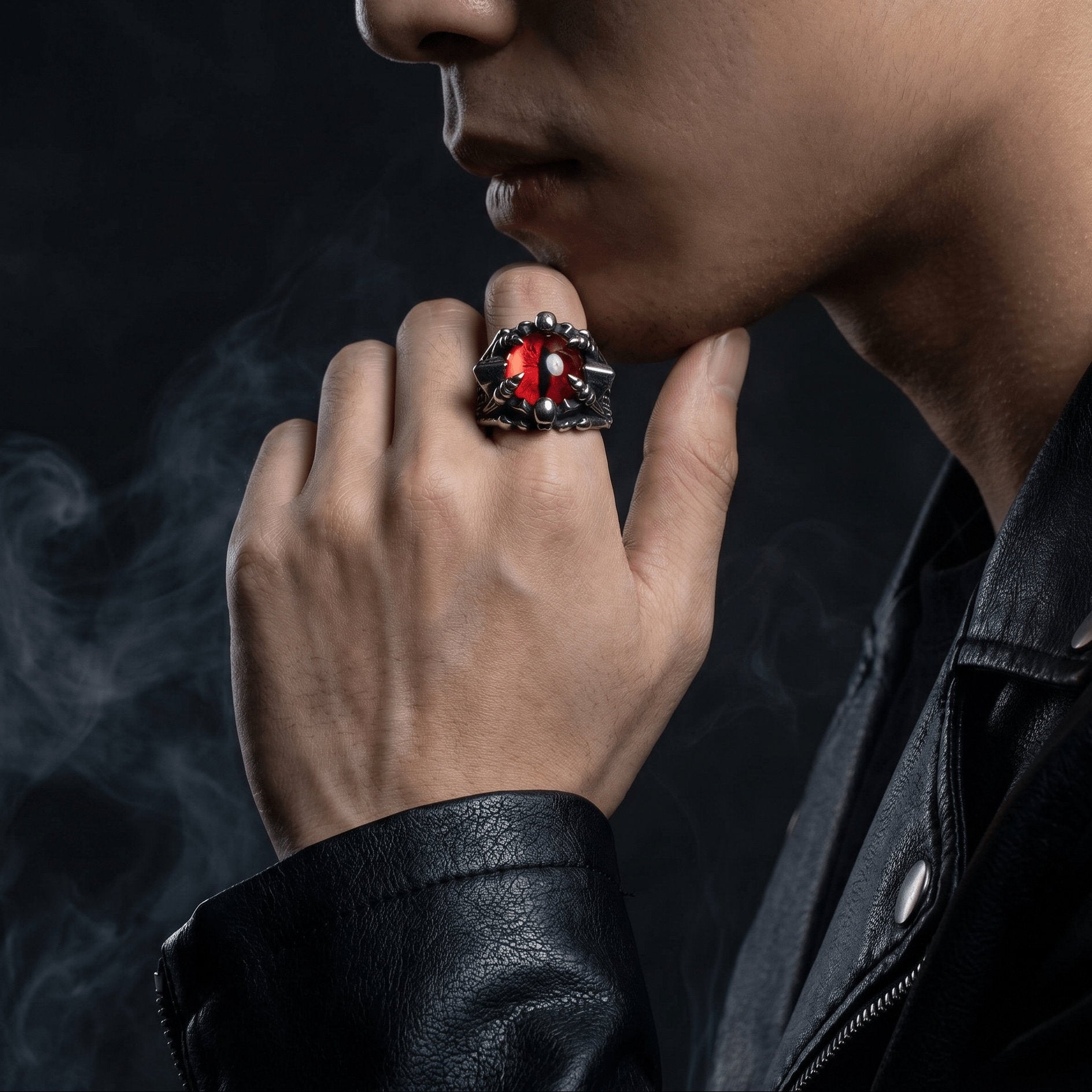 Death’s Keeper Demon Eye Ring Secondary image