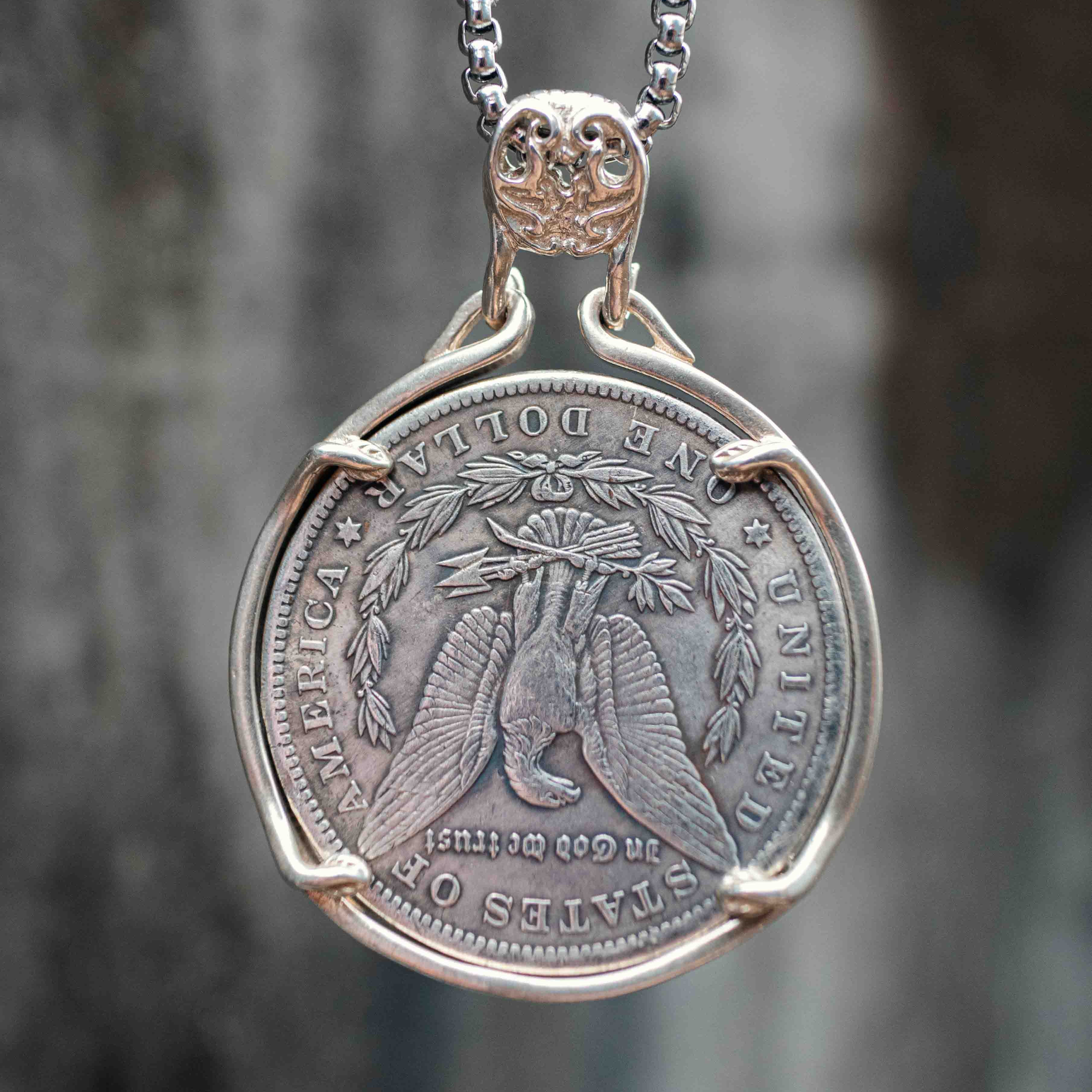 Plague Doctor Coin Pendant Secondary image