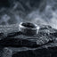 nordic rune spinner ring rotating celtic knot stainless steel band viking style anxiety spinner ring men