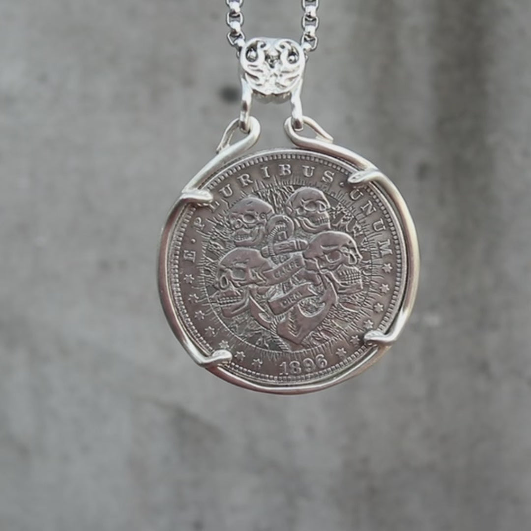 Carpe Diem Coin Necklace