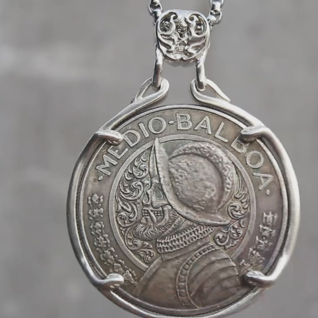 Medio Balboa Coin Pendant