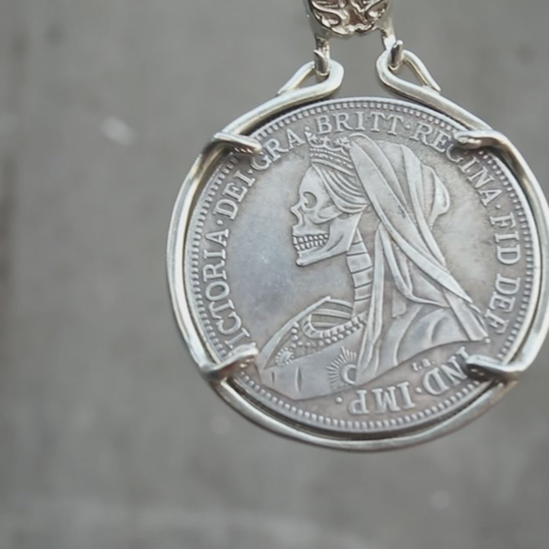 St. George & Skull Queen Necklace