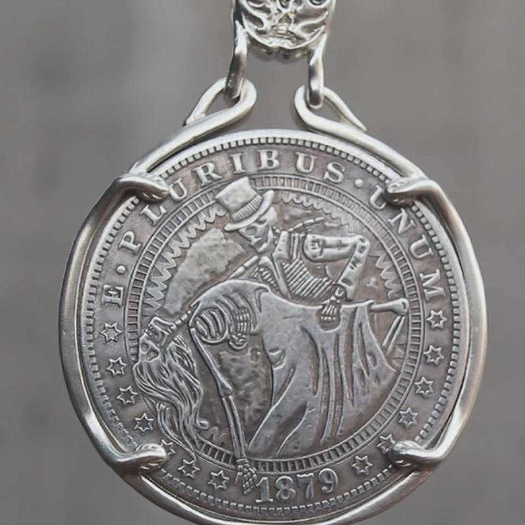 Danse Macabre Coin Pendant