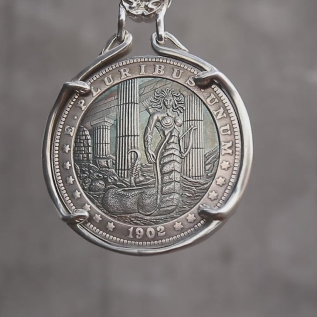 Medusa Temple Ruins Necklace