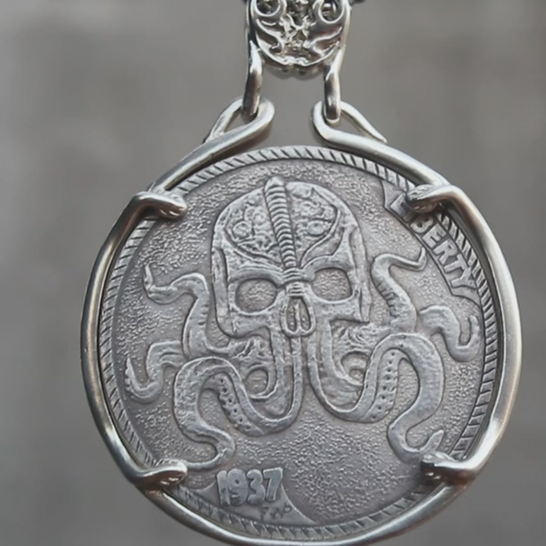 Cthulhu Coin Necklace