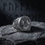 thors hammer signet ring nordic rune mjolnir viking stainless steel ring