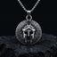 spartan helmet pendant antique silver warrior necklace